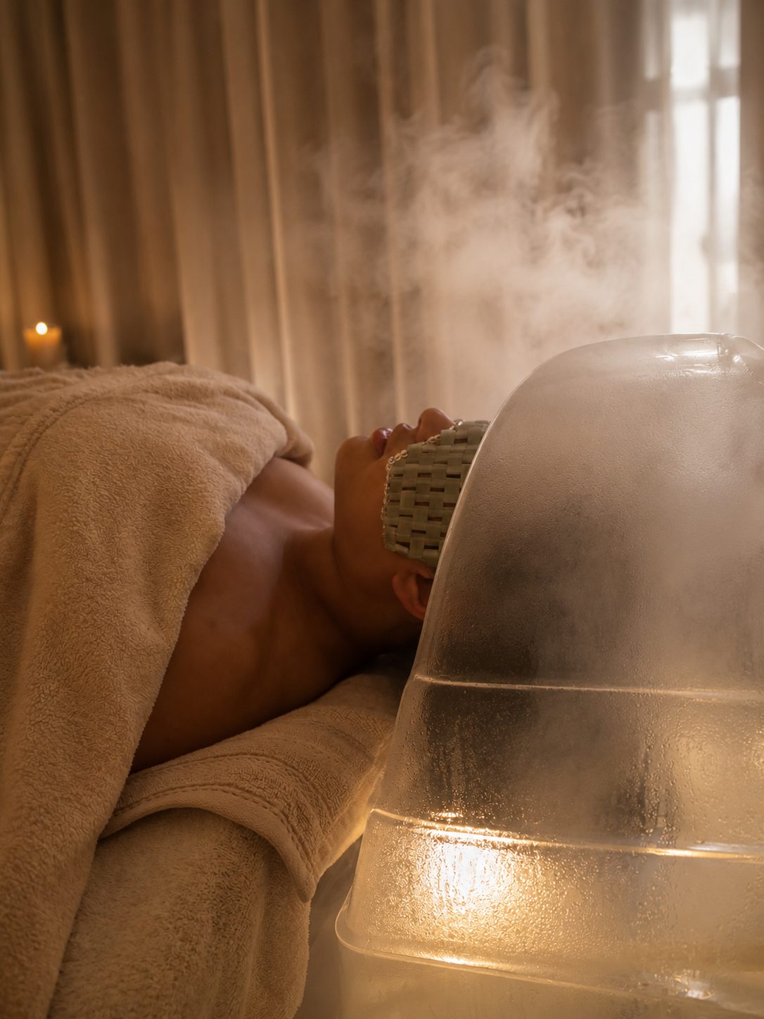 Steam therapy detail